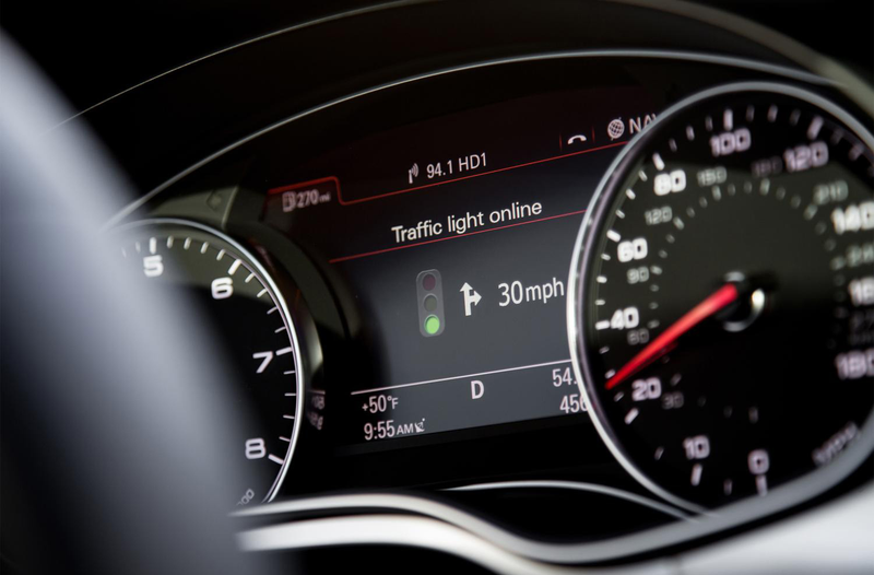 Illustration for article titled Audi's New Tech Can Turn Every Traffic Light In Front Of You Green